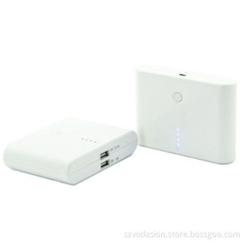 High capacity dual output pocket power bank charger for iPhone/iPad